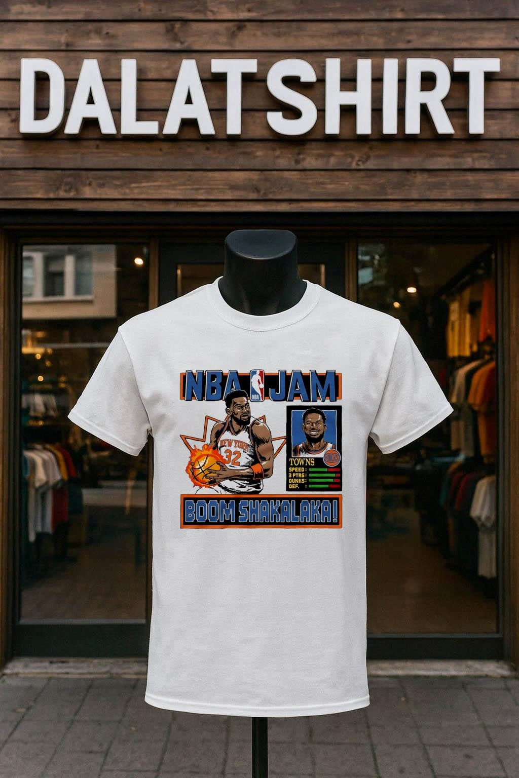 NBA Jam Knicks Karl-Anthony Towns Boom Shakalaka shirt
