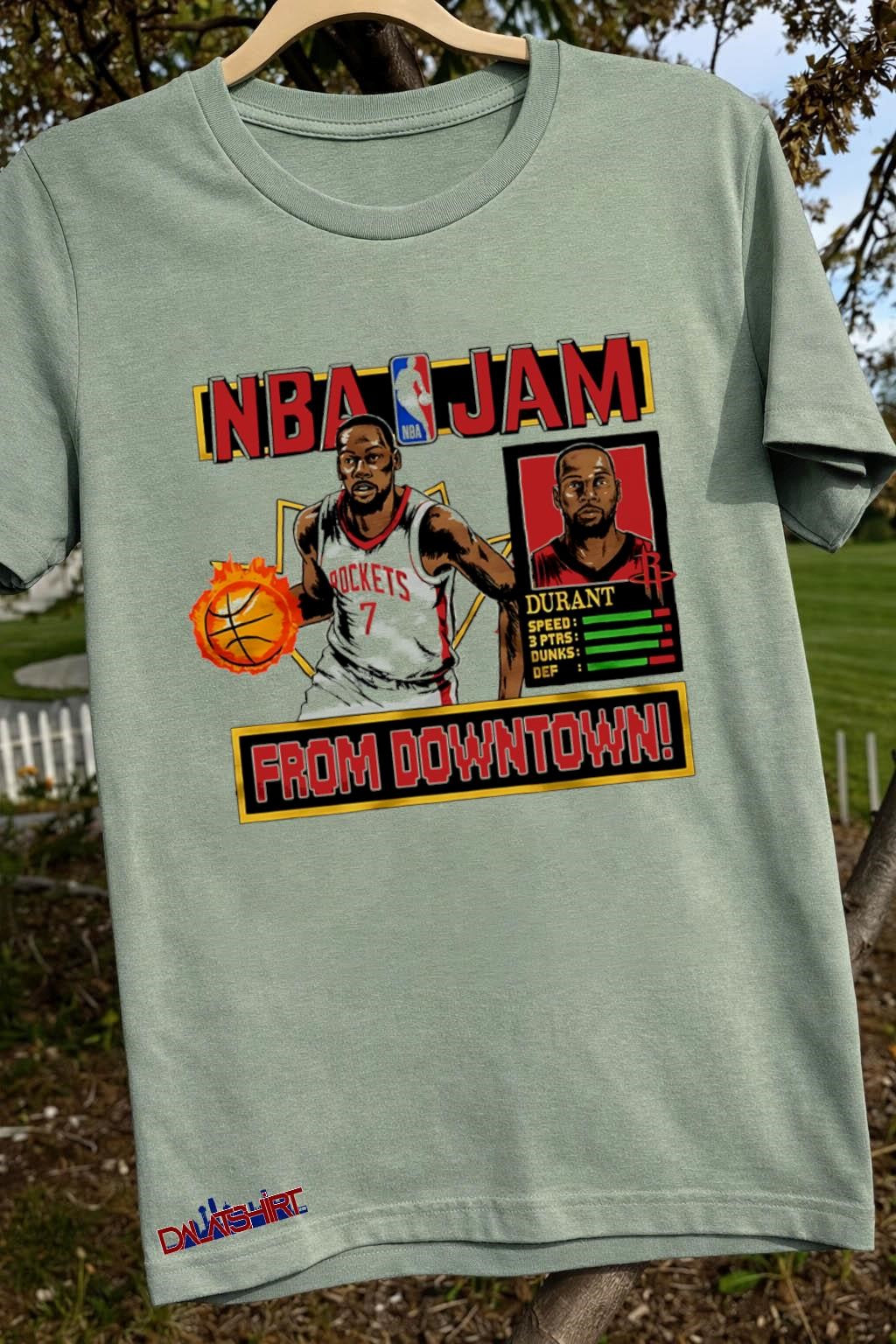 NBA Jam Rockets Kevin Durant From Downtown shirt
