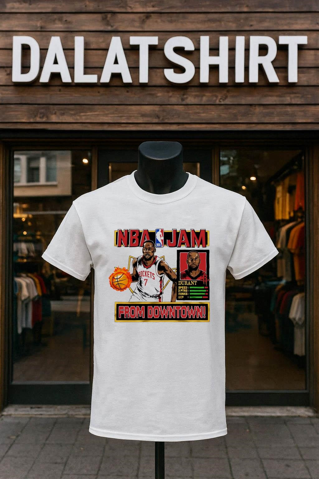 NBA Jam Rockets Kevin Durant From Downtown shirt
