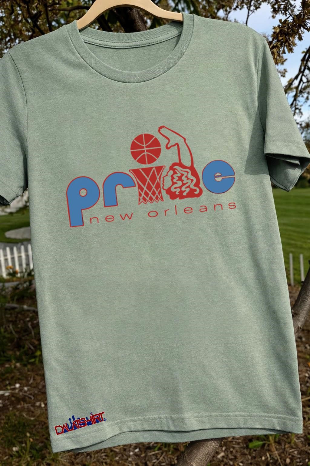 New Orleans Pride Women’s Pro Basketball logo shirt
