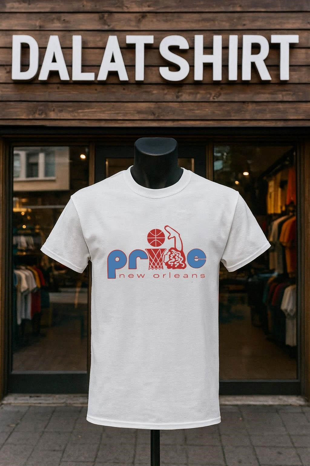 New Orleans Pride Women’s Pro Basketball logo shirt