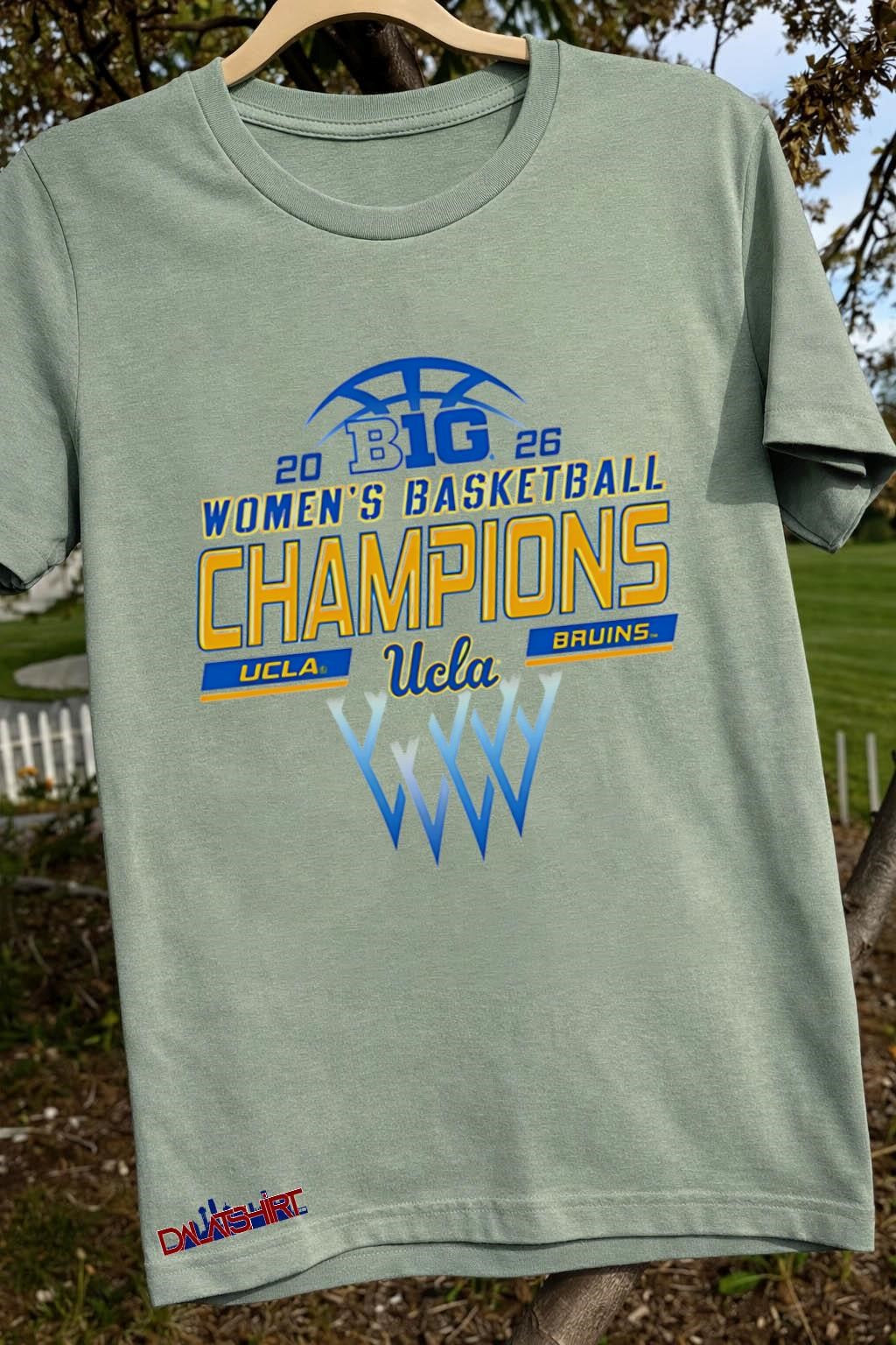 Big 10 2026 Women’s Basketball Champions UCLA Bruins Basketball Net shirt