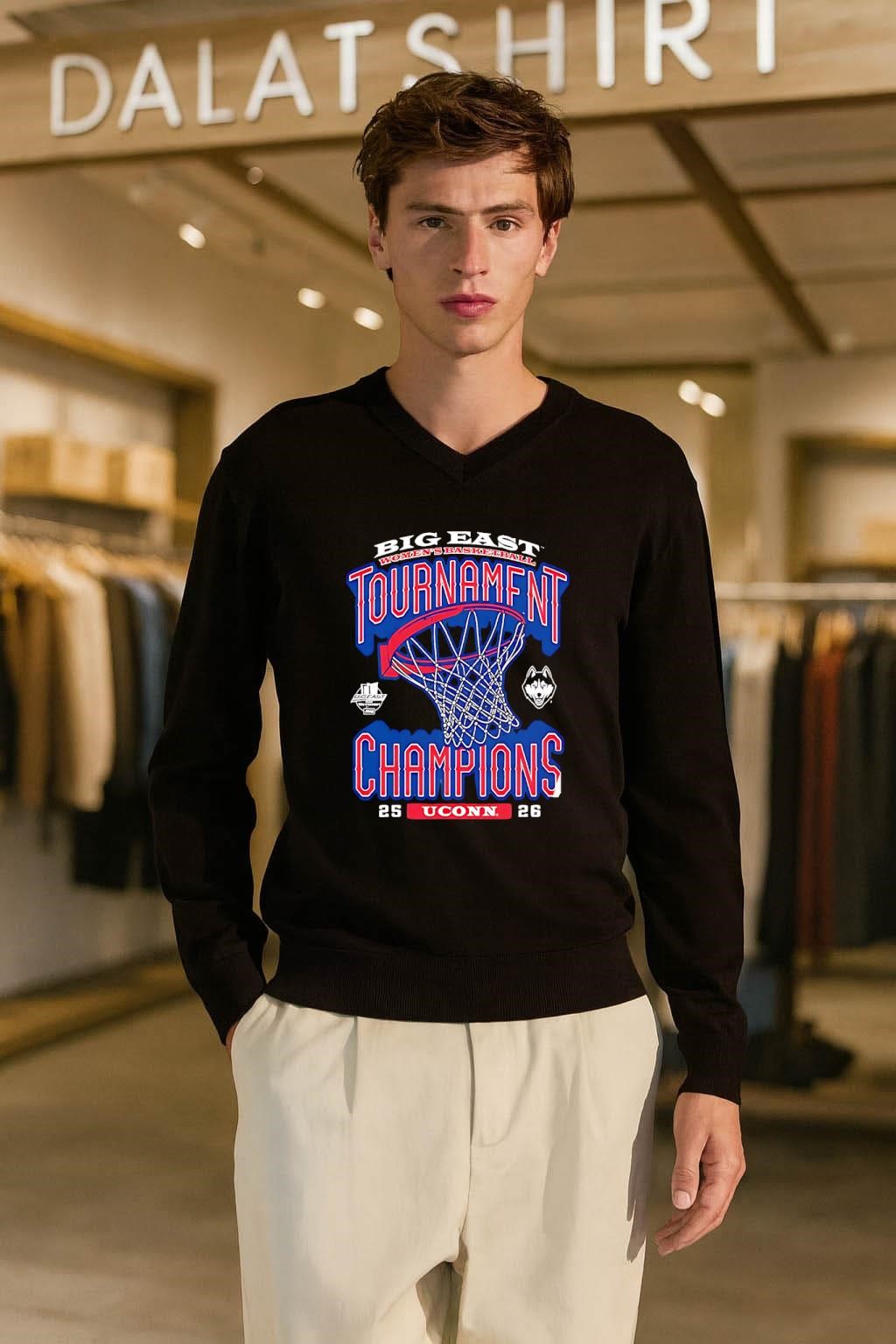 Big East Womens Basketball Tournament Champions UConn 25-26 shirt