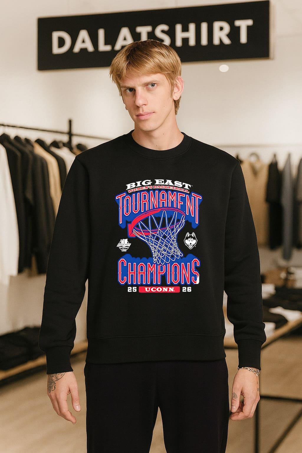 Big East Womens Basketball Tournament Champions UConn 25-26 shirt