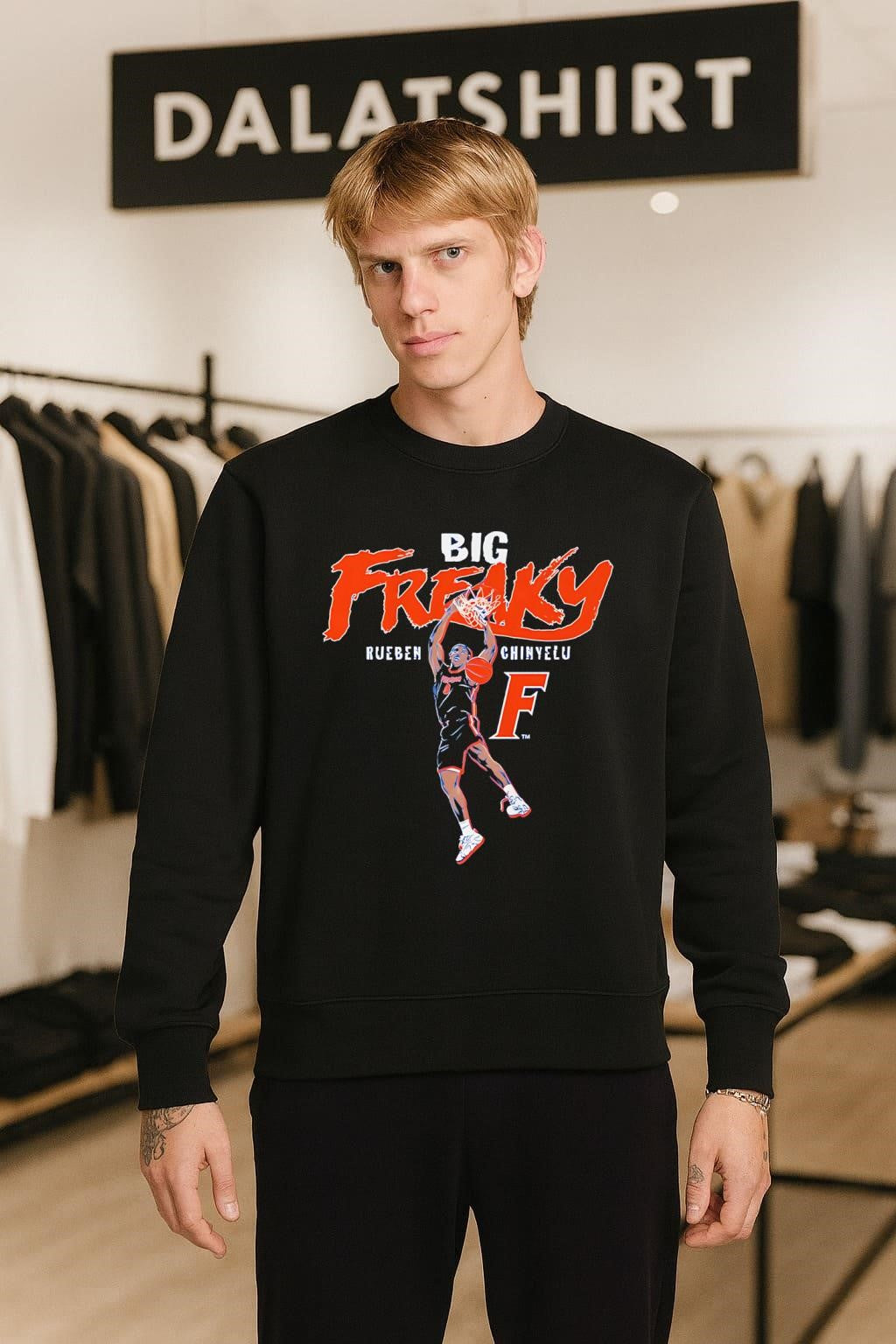 Big Freaky Rueben Chinyelu Florida Basketball Dunk shirt