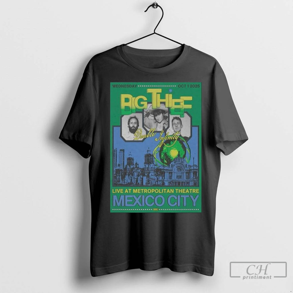 Big Thief Teatro Metropolitan October 1 2025 Tour Long Sleve T Shirts