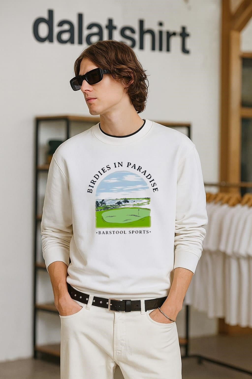 Birdies In Paradise Golf Course Barstool Sports shirt