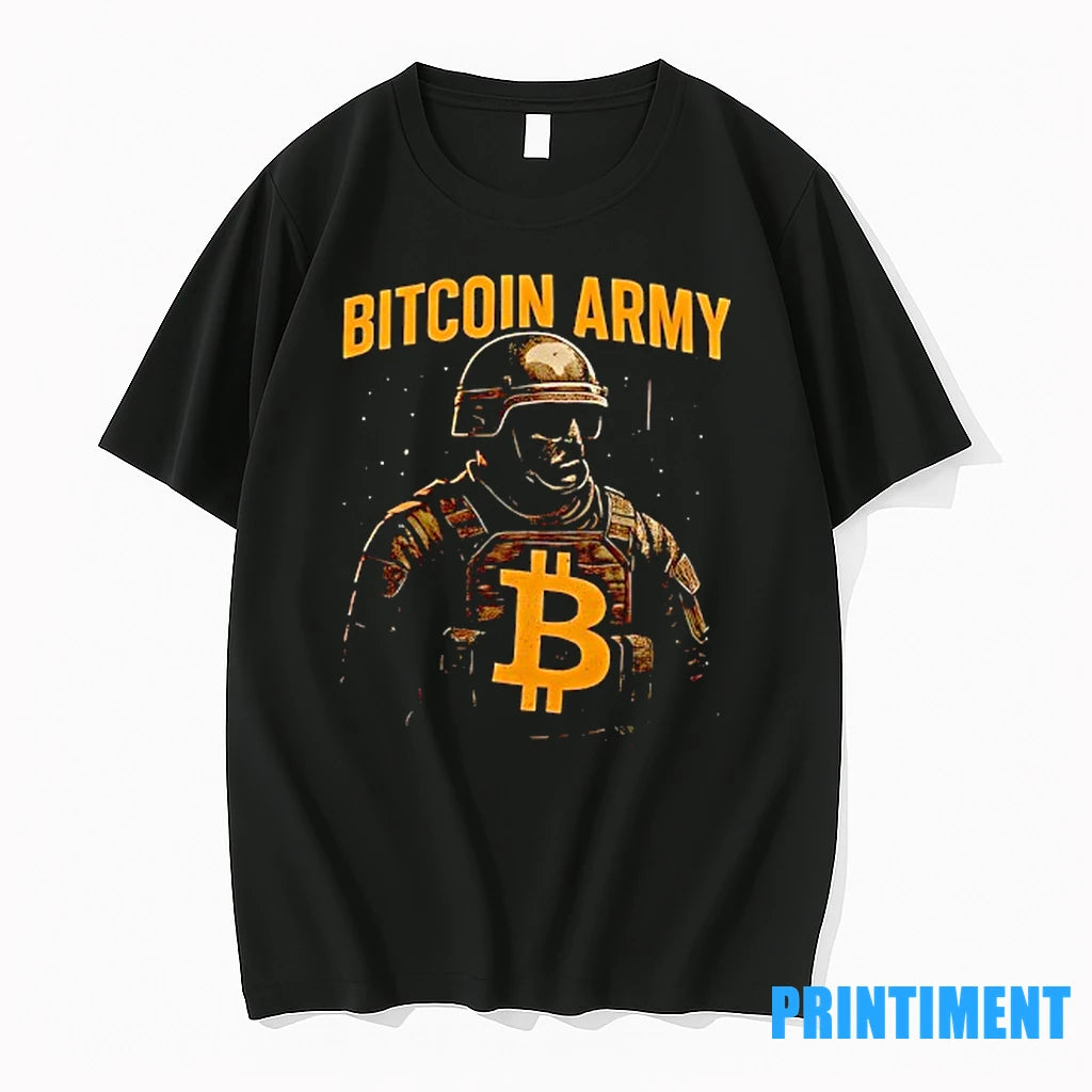 Bitcoin Army Logo Tshirts Sweater