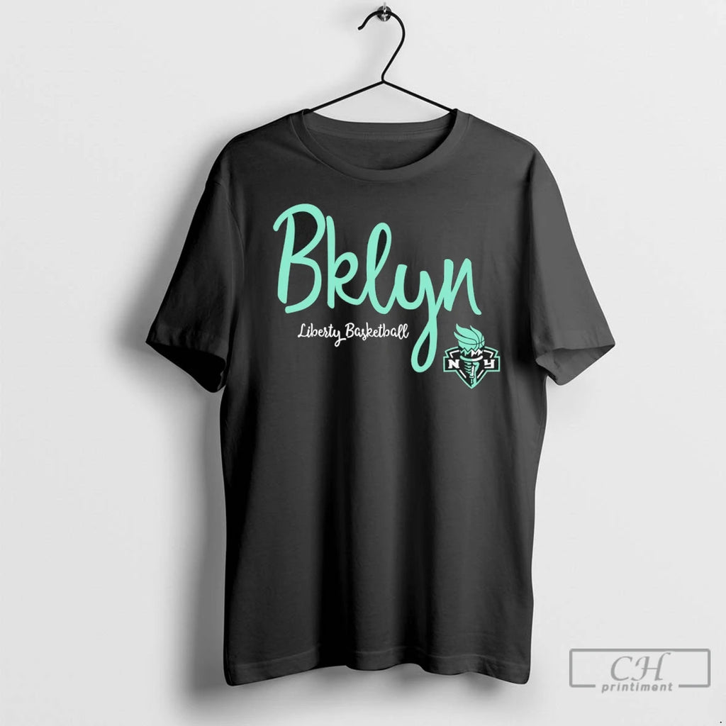 Bklyn New York Liberty Basketball Wnba Logo T Shirts
