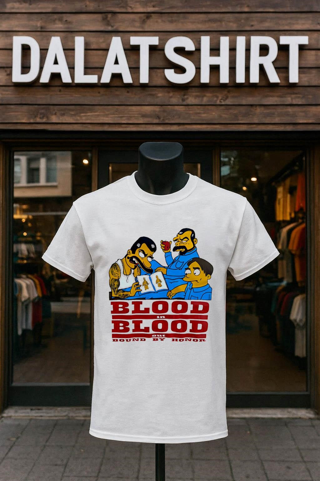 Blood In Blood Out Bound By Honor Simpsons Style shirt