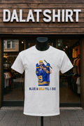Blue and Gold Til I Die Hockey Fans Goal Celebration shirt