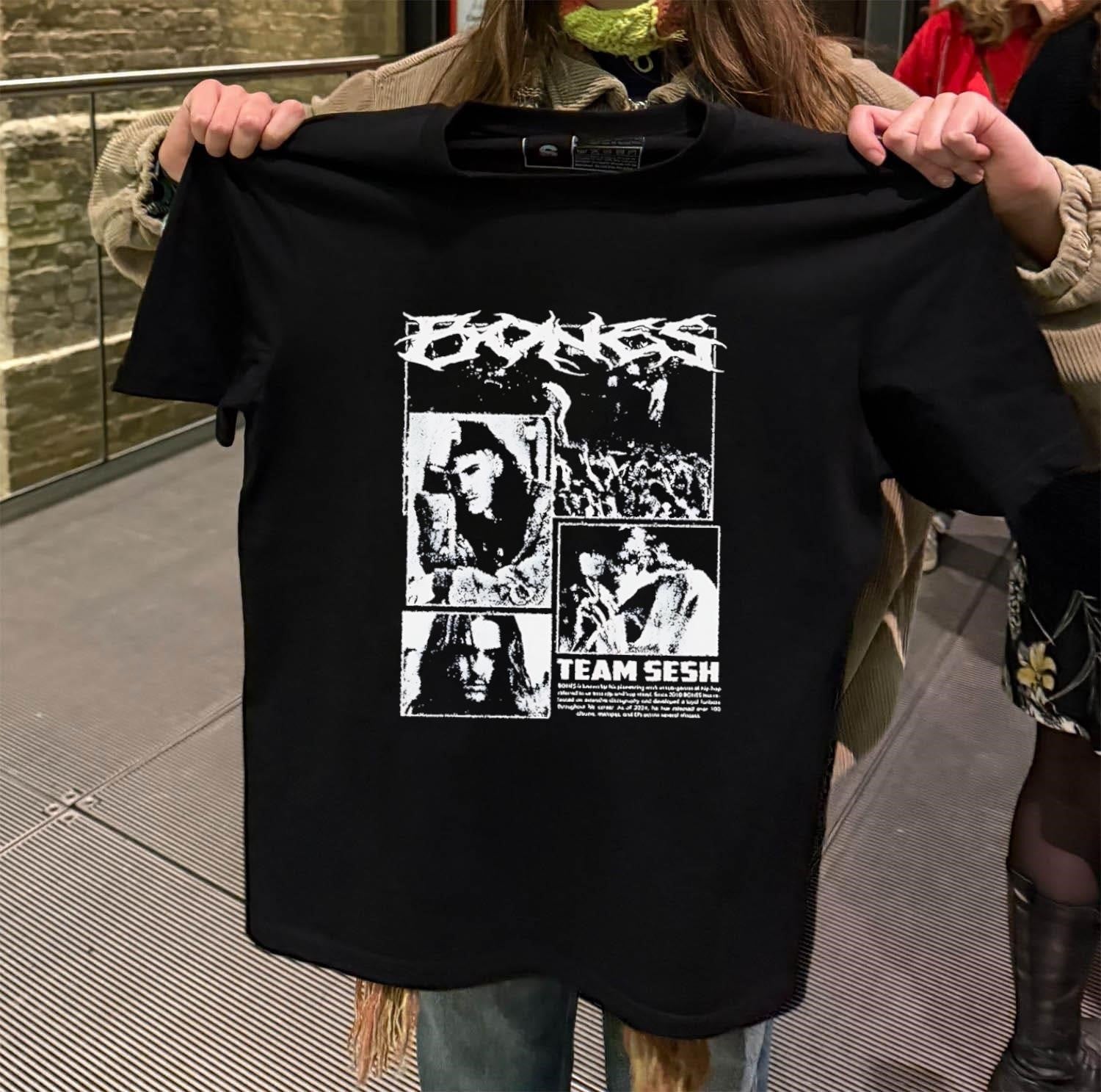 Bones Team Sesh Discography Artist Photo shirt