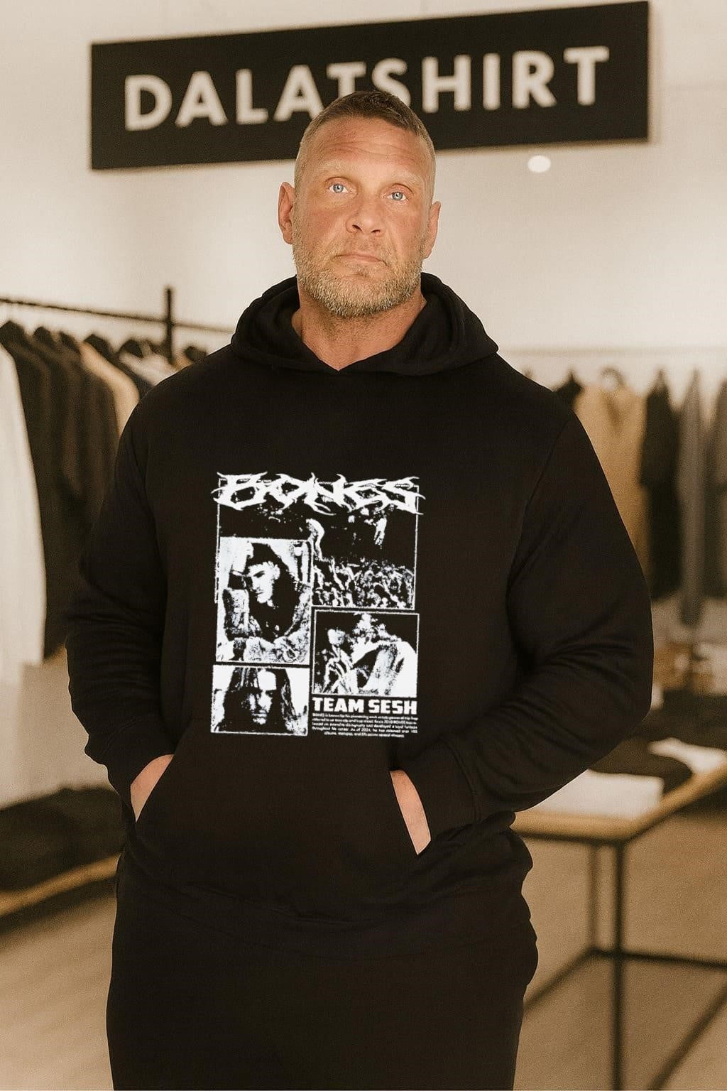 Bones Team Sesh Discography Artist Photo shirt