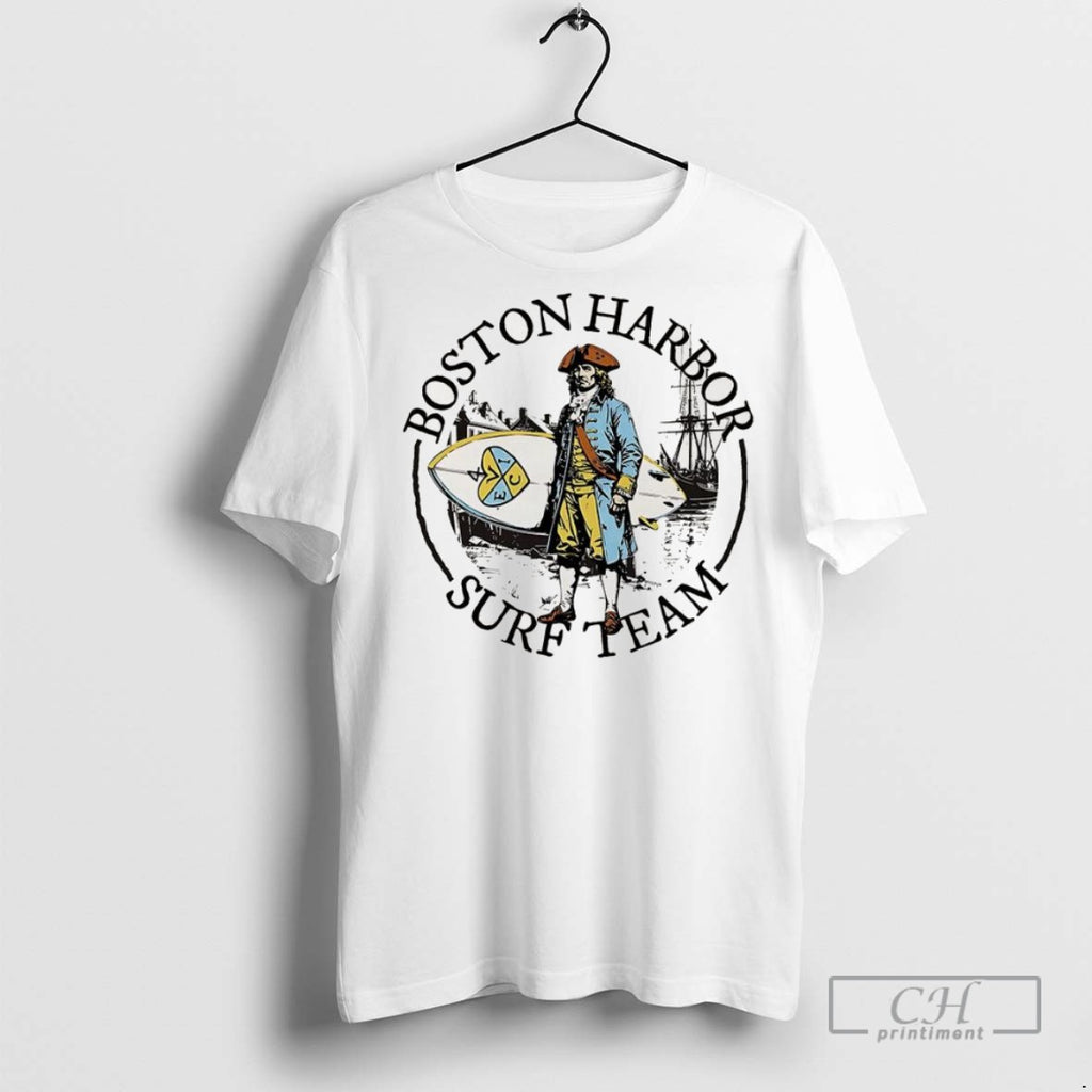 Boston Harbor Surf Team Logo T Shirts