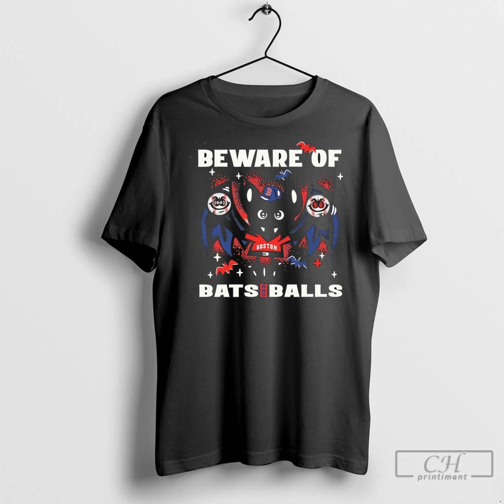 Boston Red Sox October Beware Of Bats And Balls T Shirts