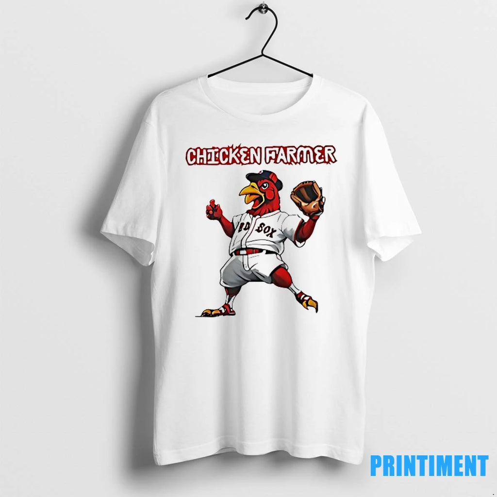 Boston Red Sox Chicken Farmer Baseball Tshirts Sweater