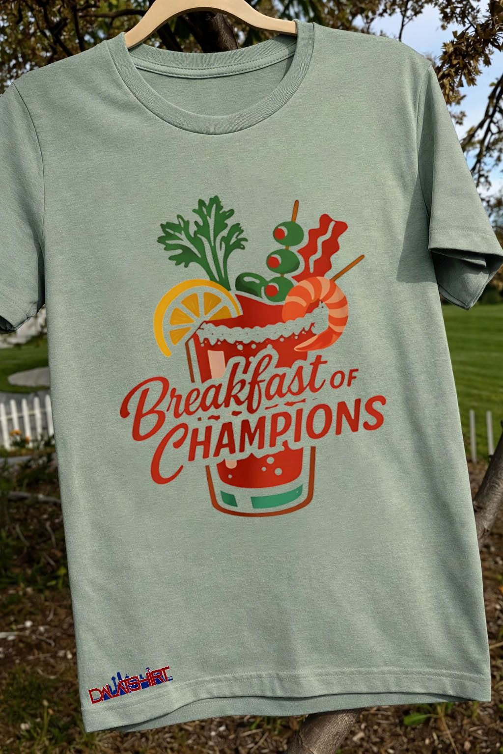 Breakfast of Champions Bloody Mary Garnish Cocktail shirt