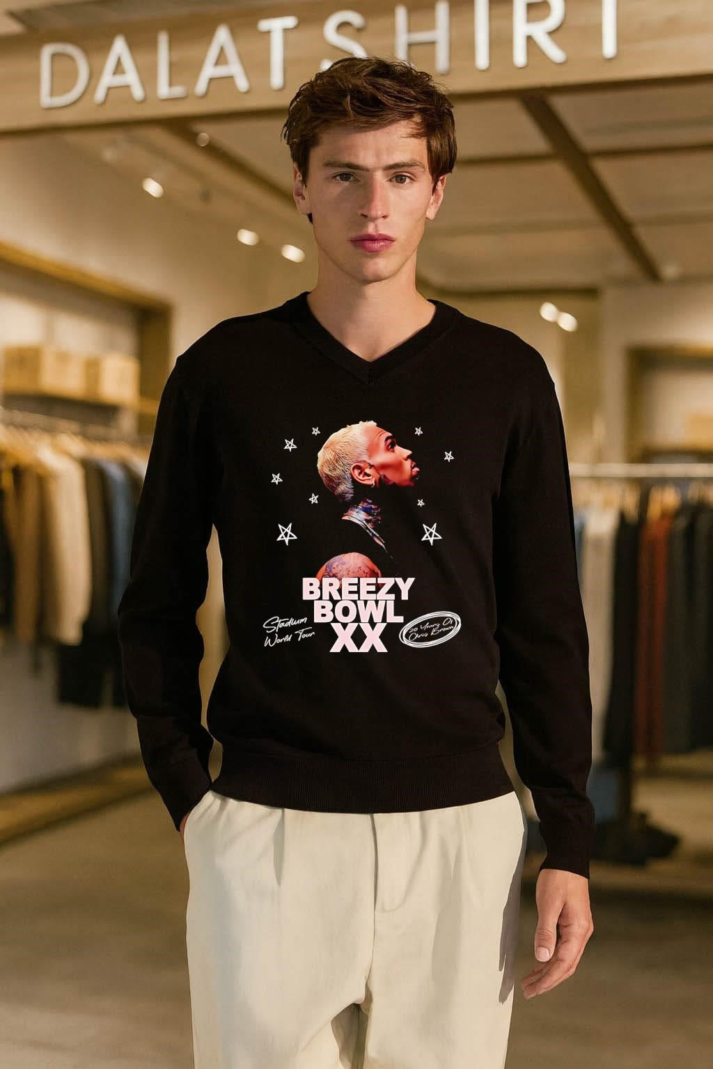 Breezy Bowl XX Stadium World Tour Chris Brown shirt