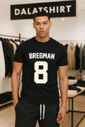 Bregman 8 Baseball Player Name and Number Custom shirt