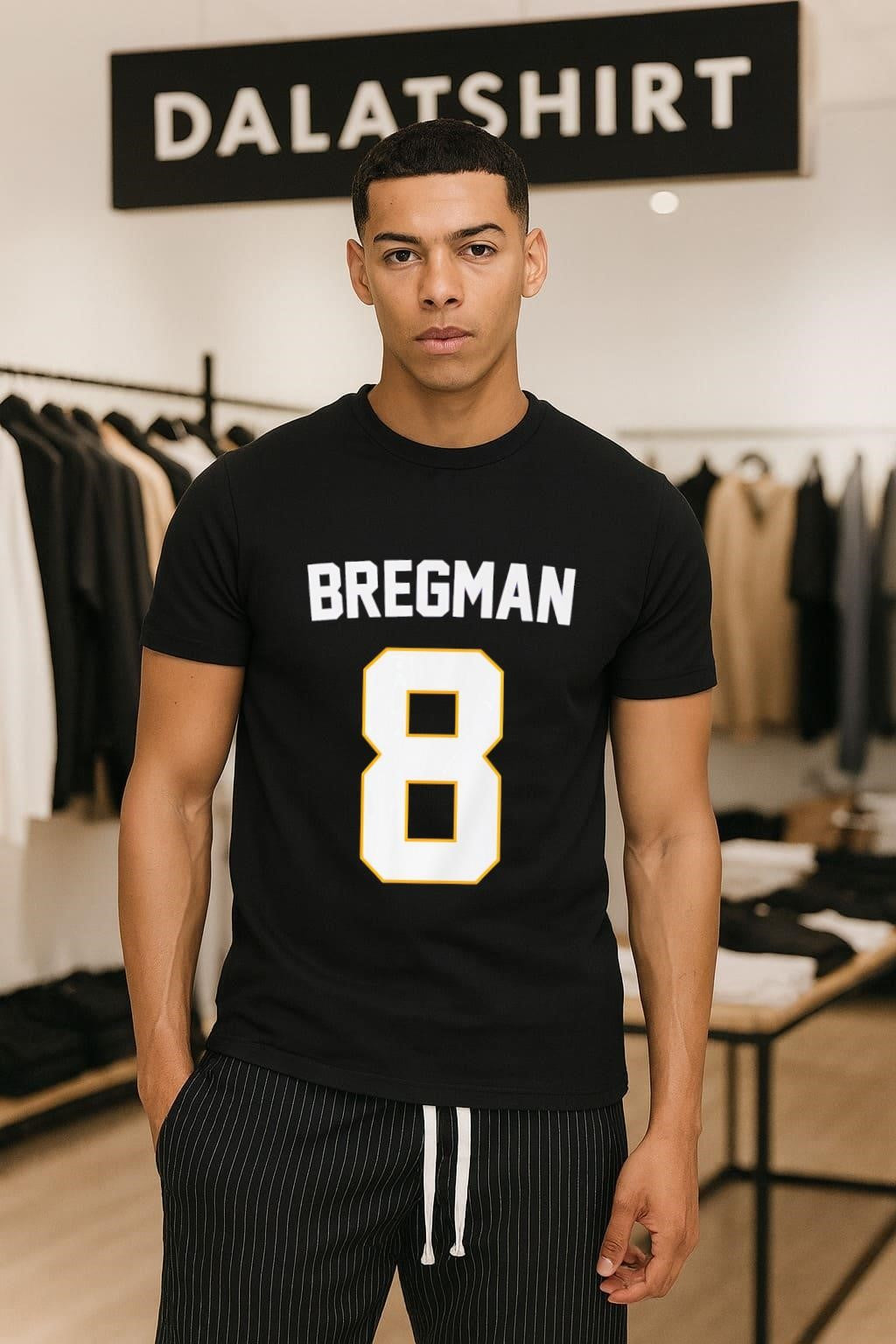 Bregman 8 Baseball Player Name and Number Custom shirt