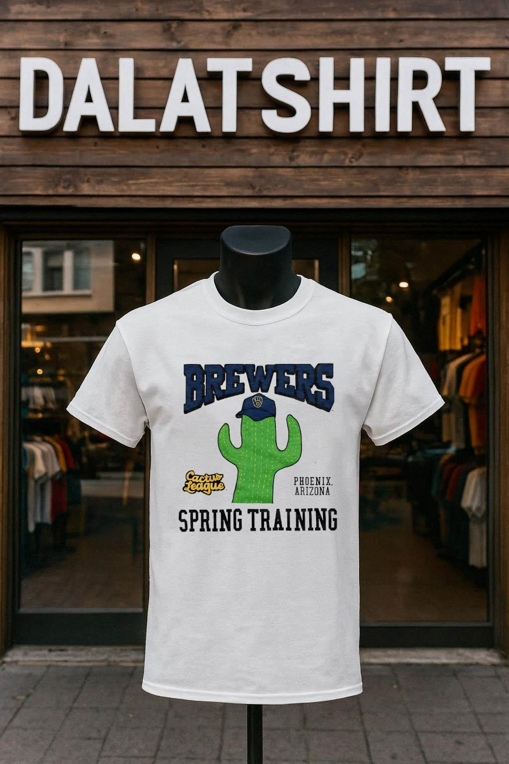 Brewers Phoenix Arizona Spring Training Cactus Hat shirt