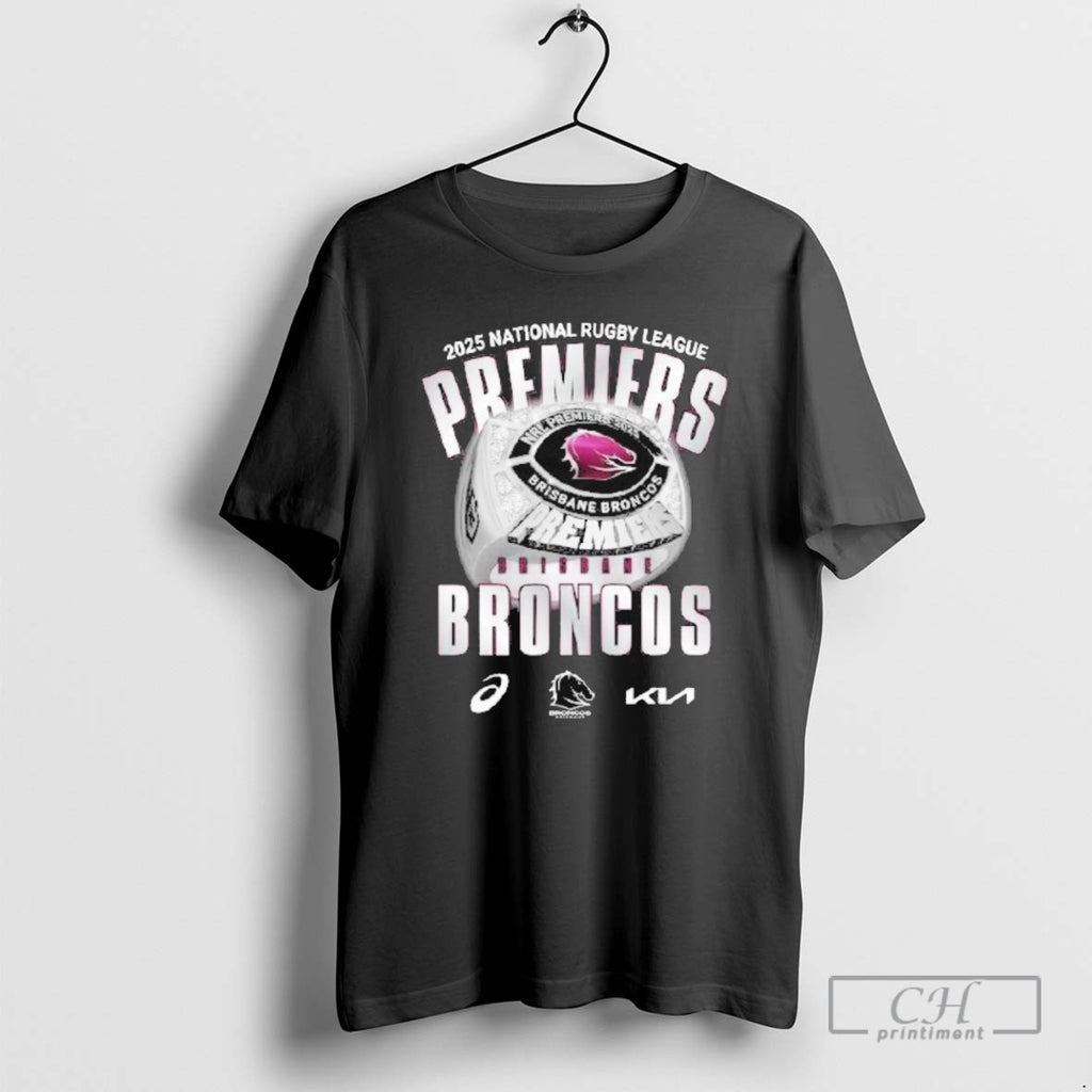 Brisbane Broncos 2025 Nrl Premiers T Shirts