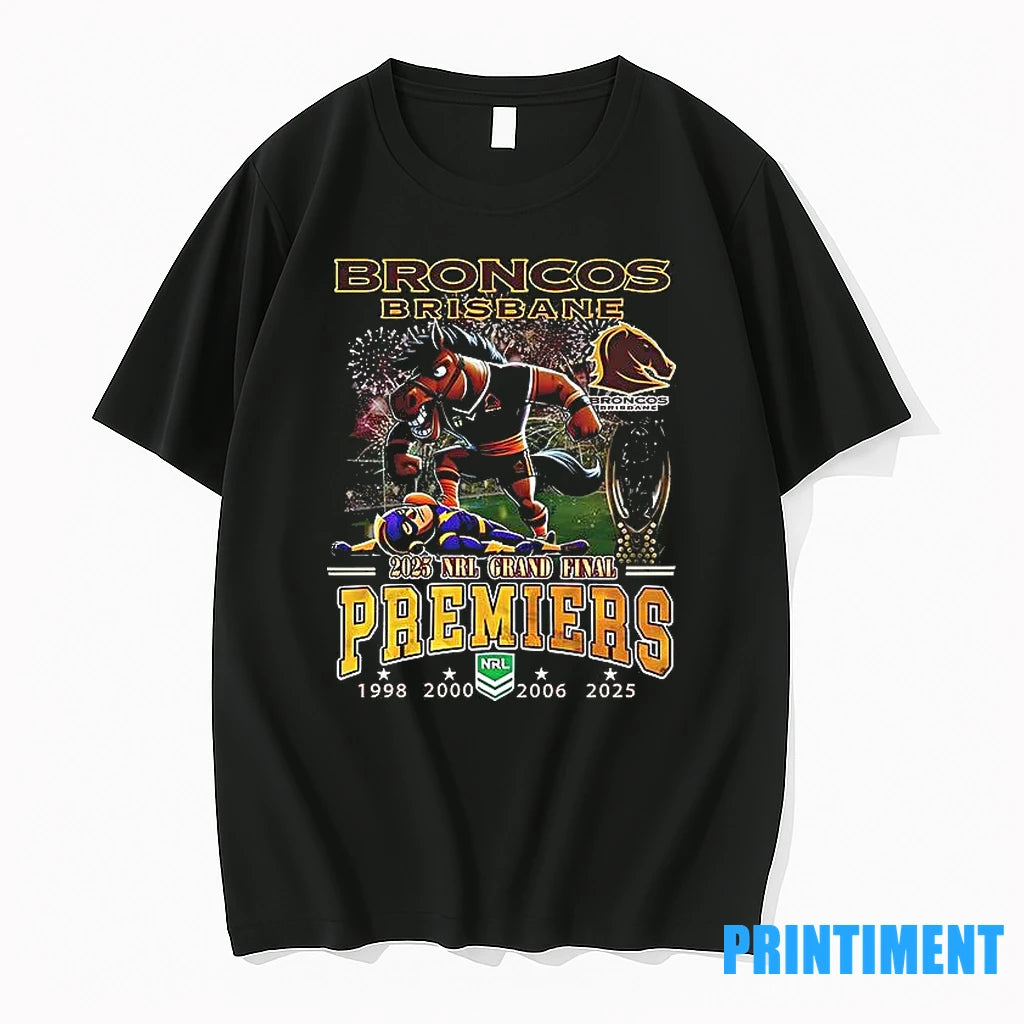 Brisbane Broncos 2025 Nrl Premiers Tshirts Sweater