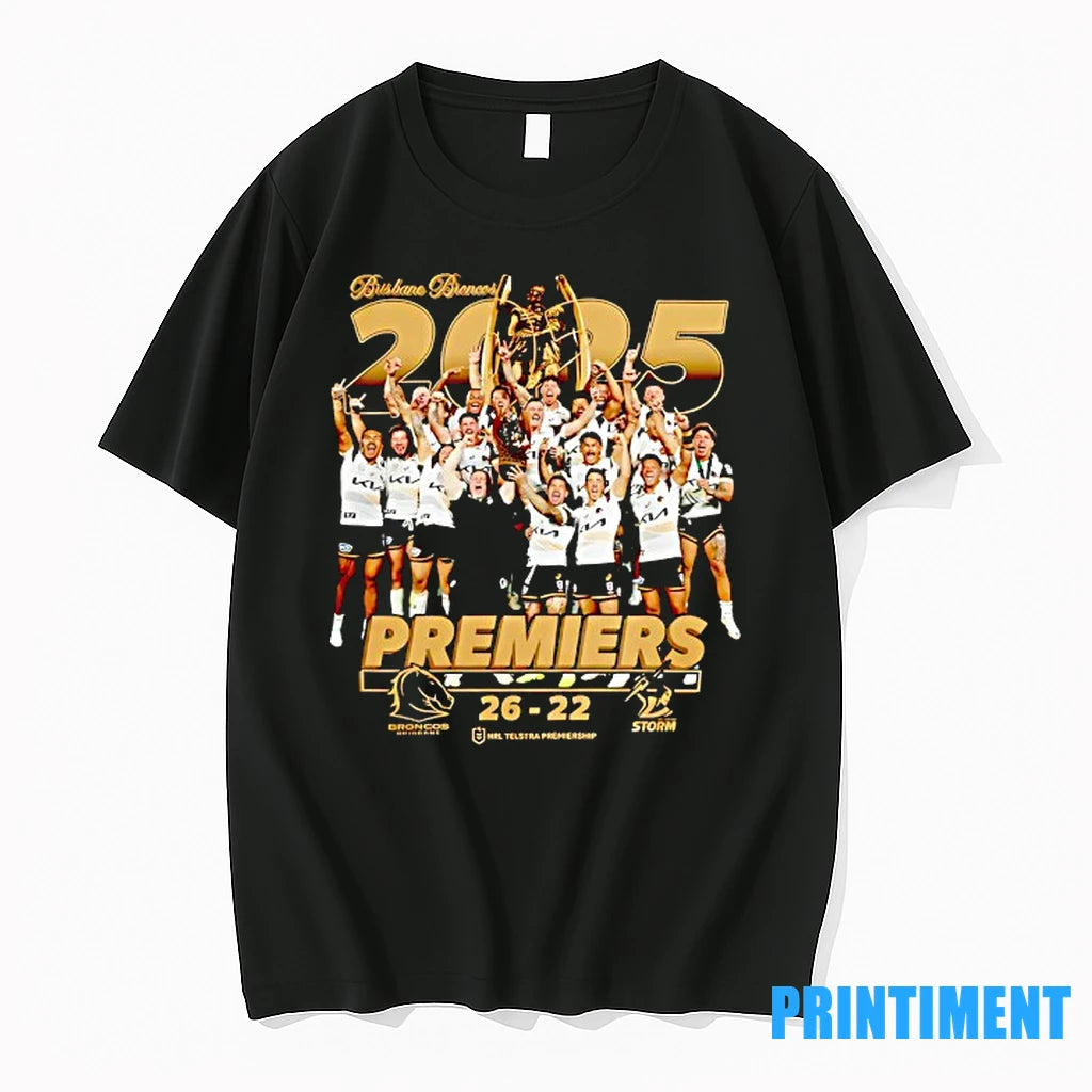 Brisbane Broncos Vs Melbourne Storm Premiers 2025 Tshirts Sweater