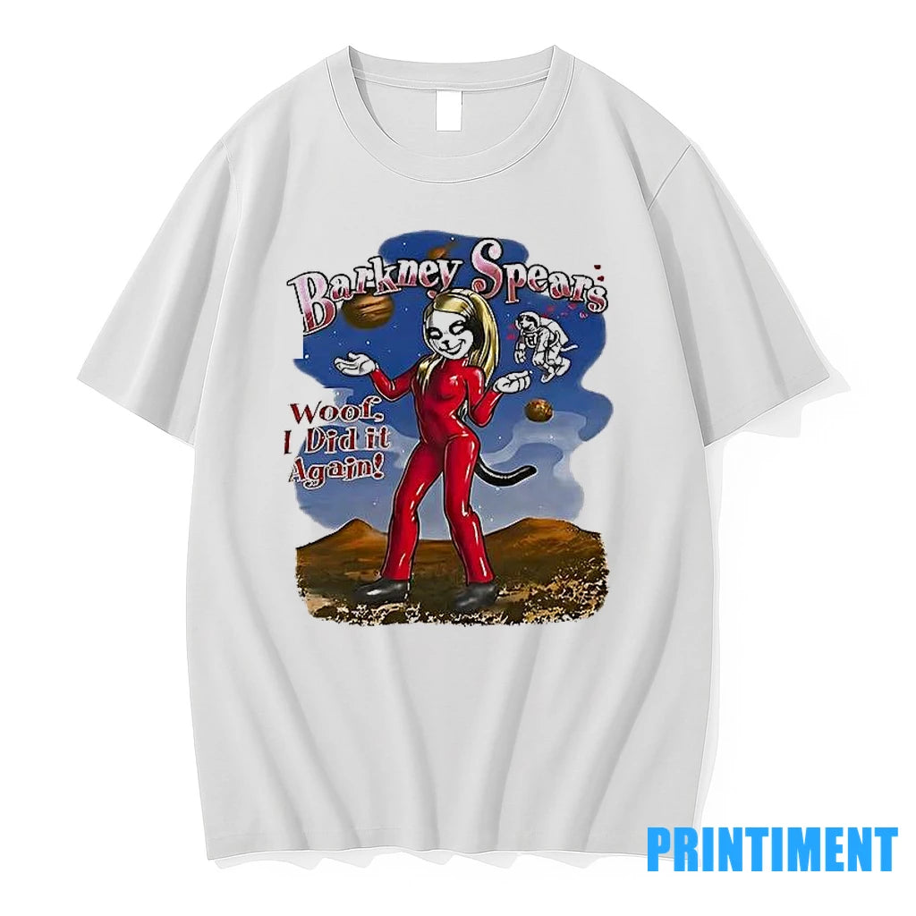 Britney Spears Big Dog Parody Y2k Woof I Did It Again Tshirts Sweater