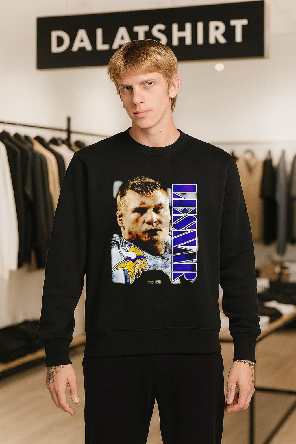 Brock Lesnar Minnesota Vikings Purple Text Portrait Football Logo shirt