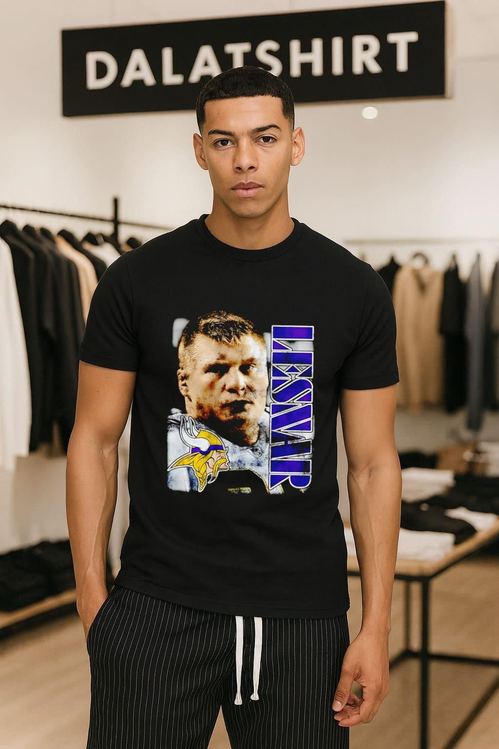 Brock Lesnar Minnesota Vikings Purple Text Portrait Football Logo shirt