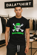 Buccaholics Green Pirate Skull shirt