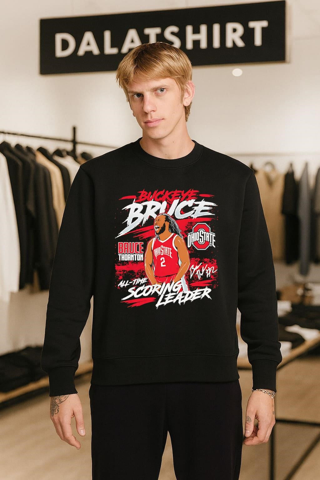Buckeye Bruce Thornton Ohio State All-Time Scoring Leader shirt