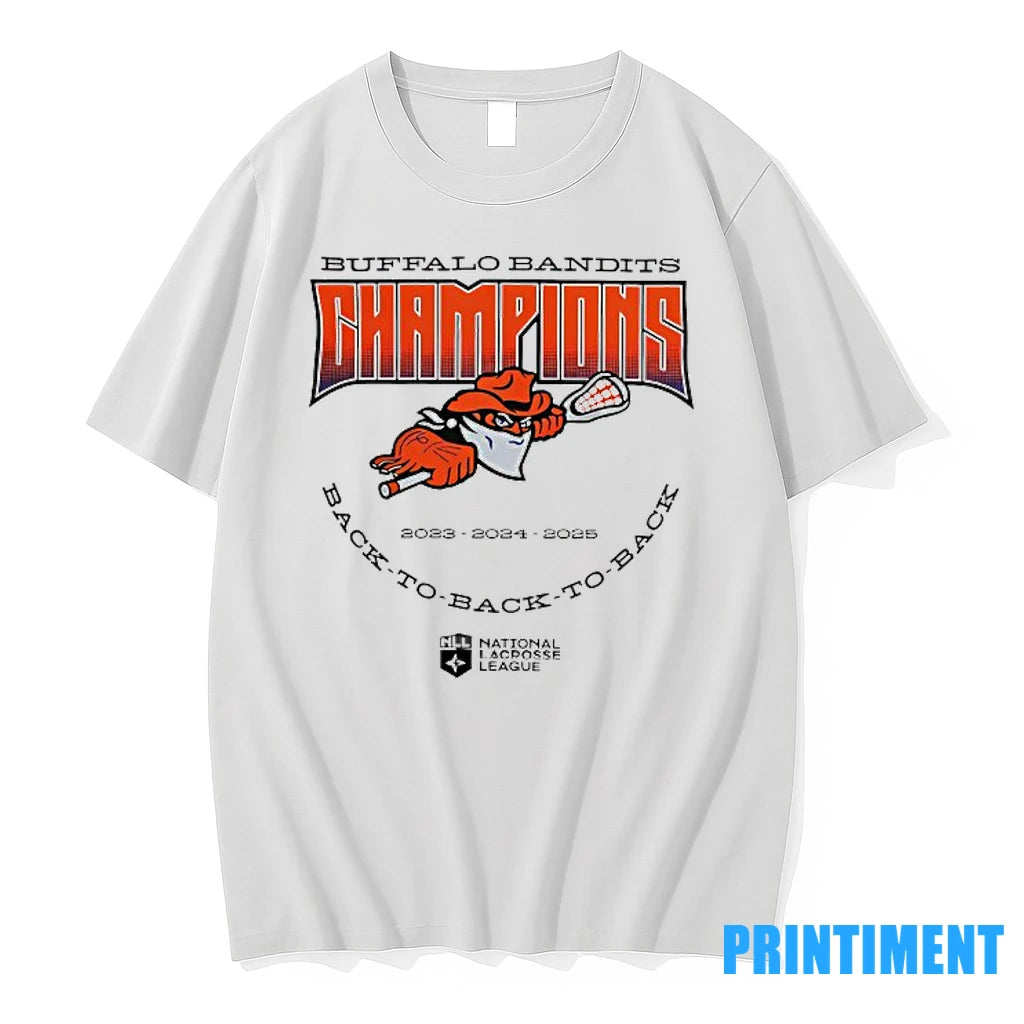 Buffalo Bandits Back To Back To Back Nll Champions 2025 Tshirts Sweater