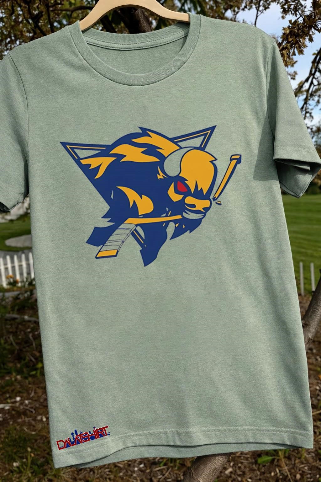 Buffalo Sabres Vintage Angry Goat Head Hockey Logo shirt