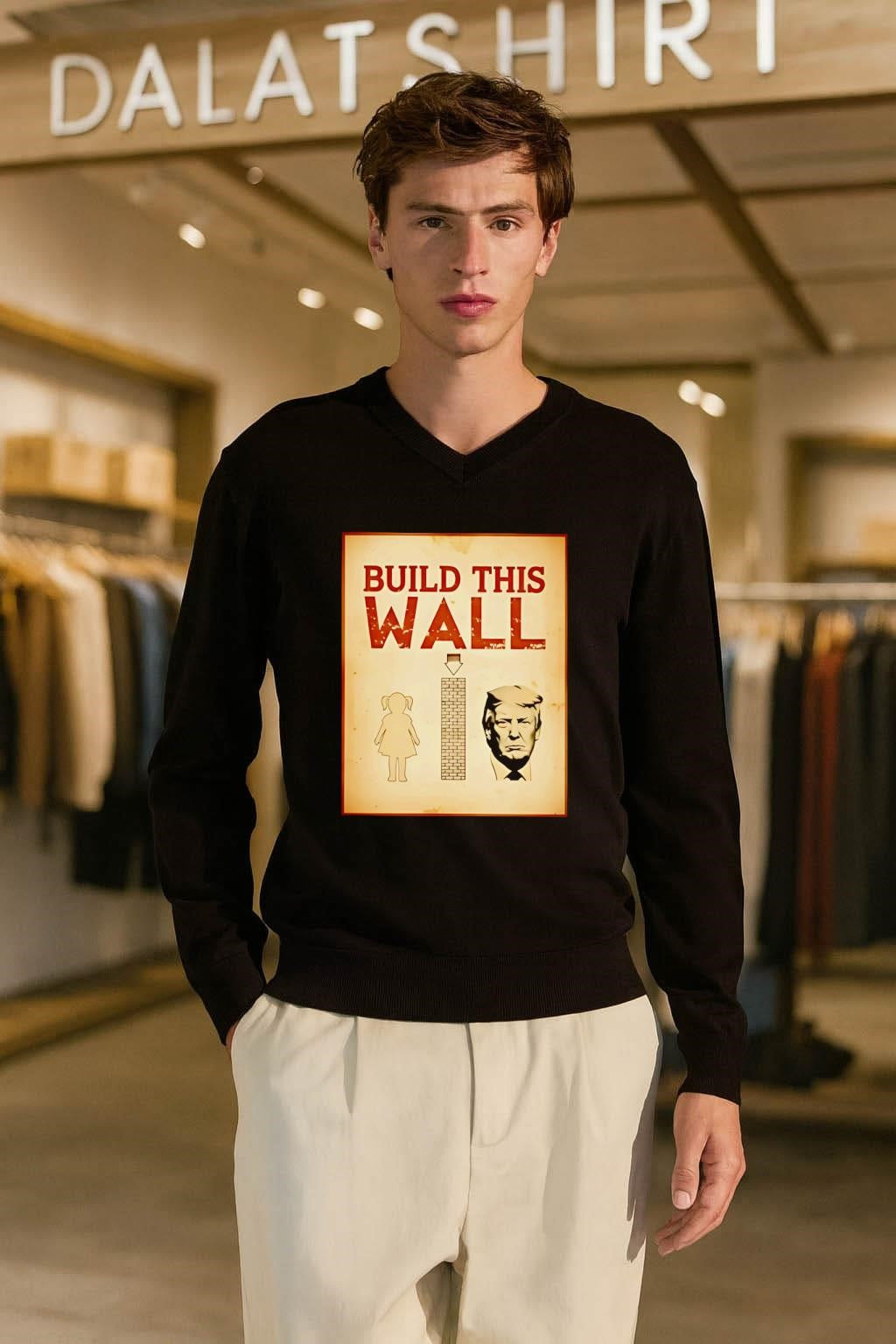 Build This Wall Anti Trump shirt