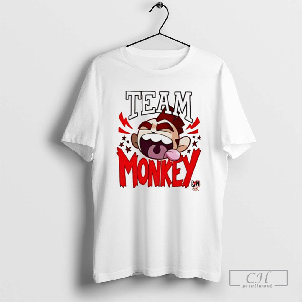 Bunny Vs Monkey Team Monkey T Shirts