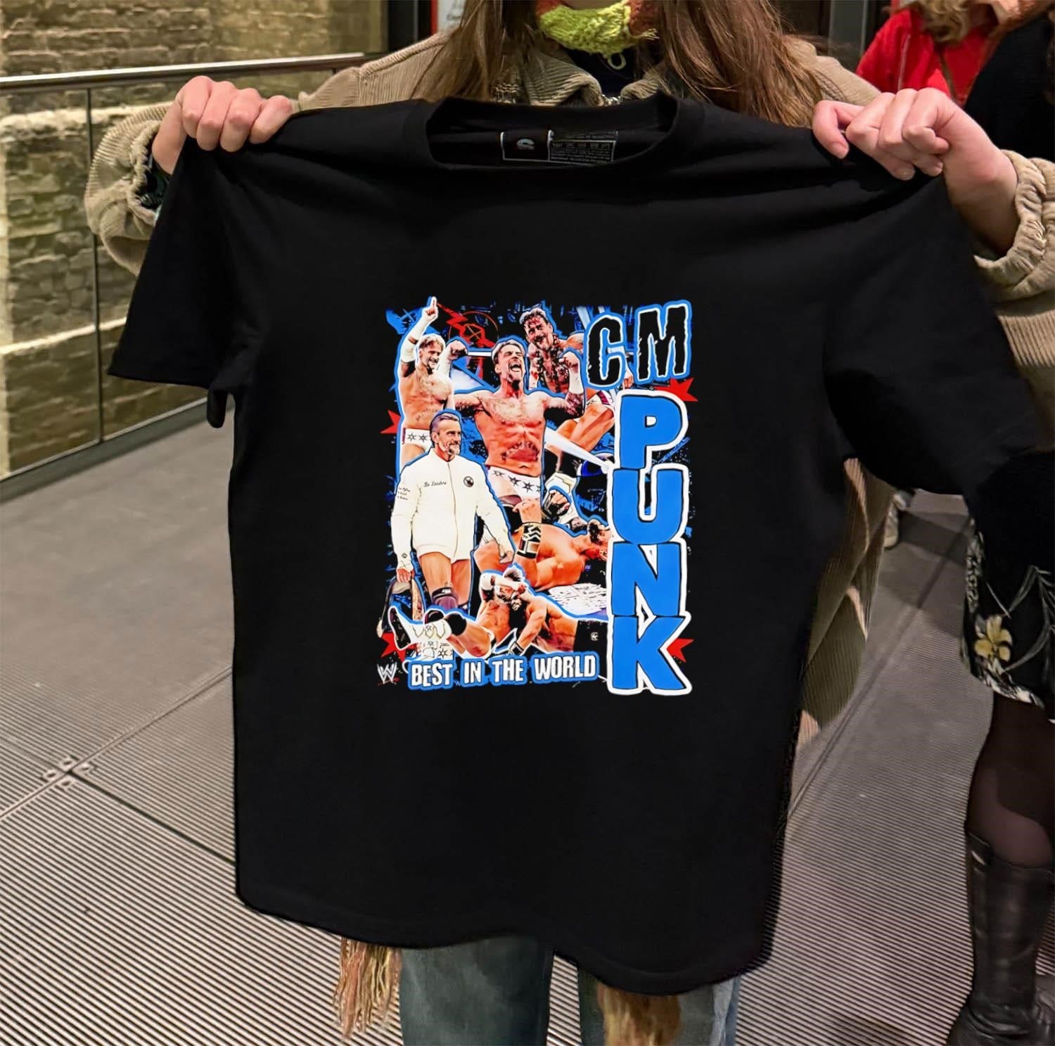CM Punk Best In The World Pro Wrestling Collage shirt