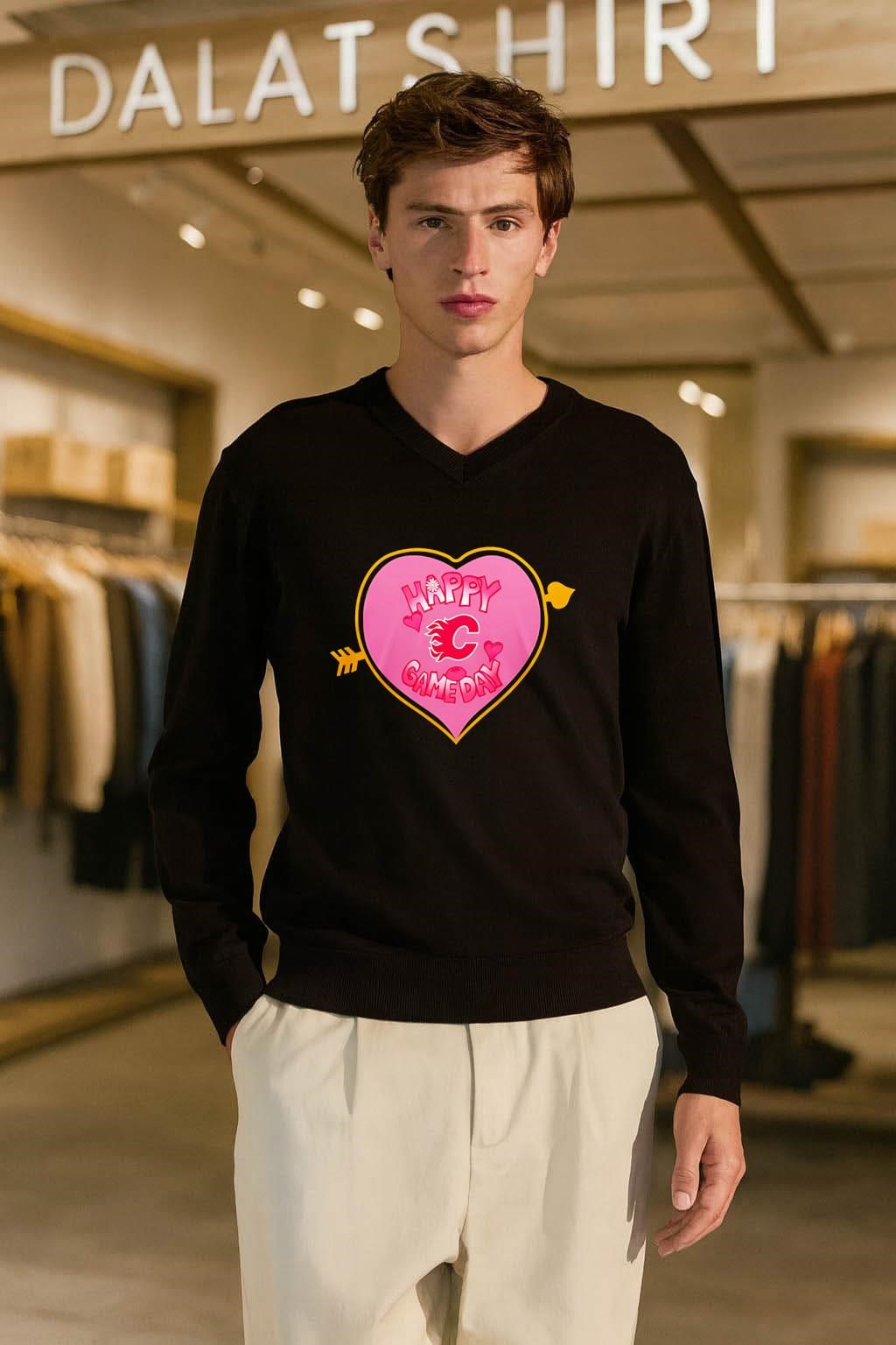 Calgary Flames Happy Valentine 2025 shirt