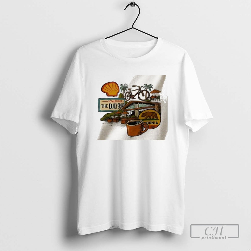 California The Daily Grind T Shirts