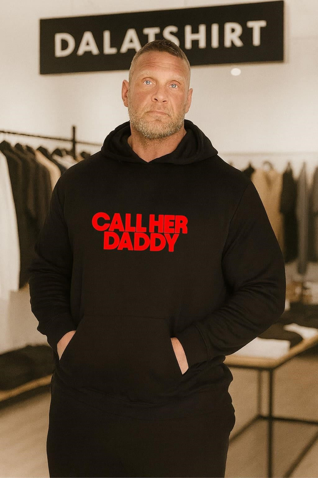 Call Her Daddy Red Bold Typography Podcast shirt