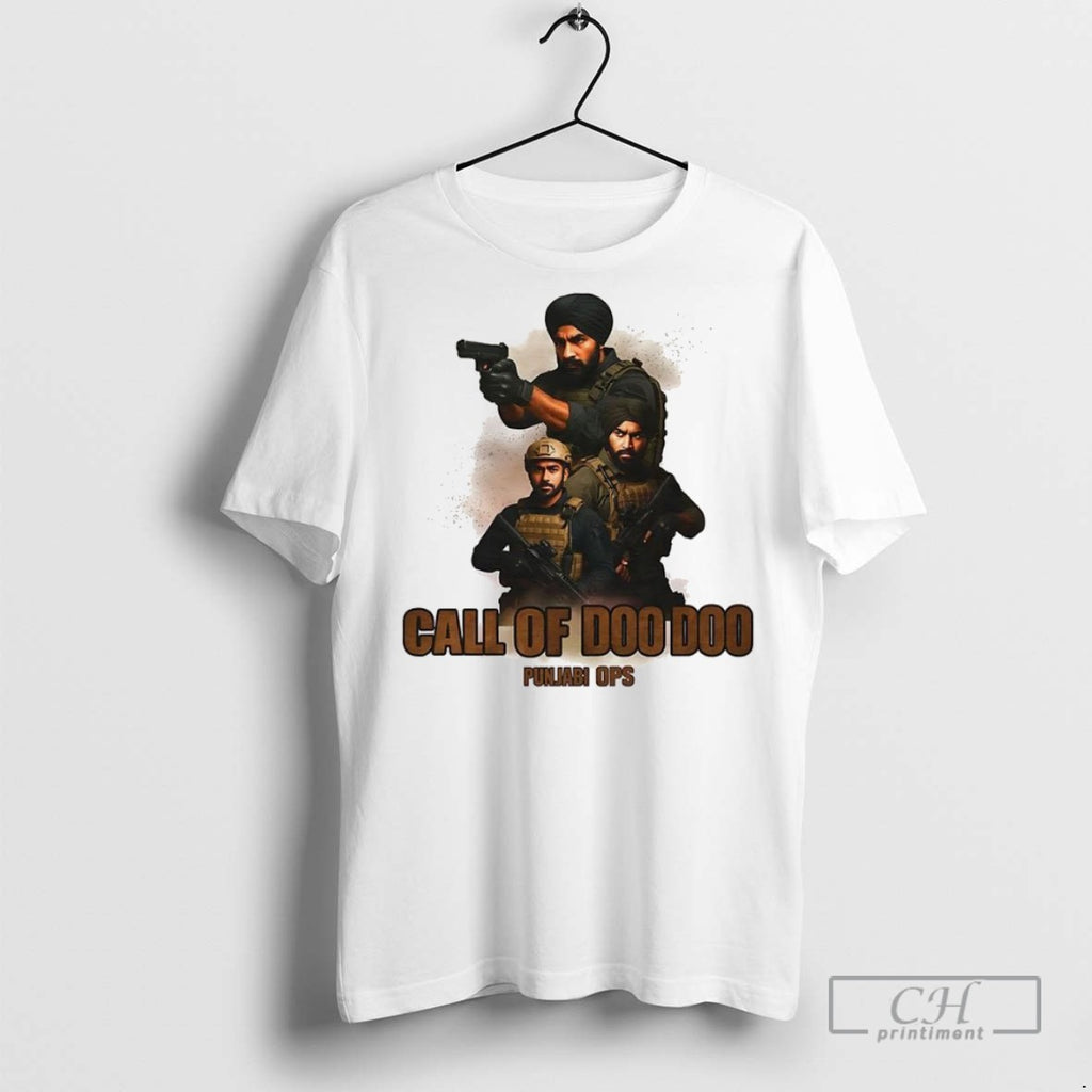 Call Of Doo Doo Duty Punjabi Ops Parody T Shirts