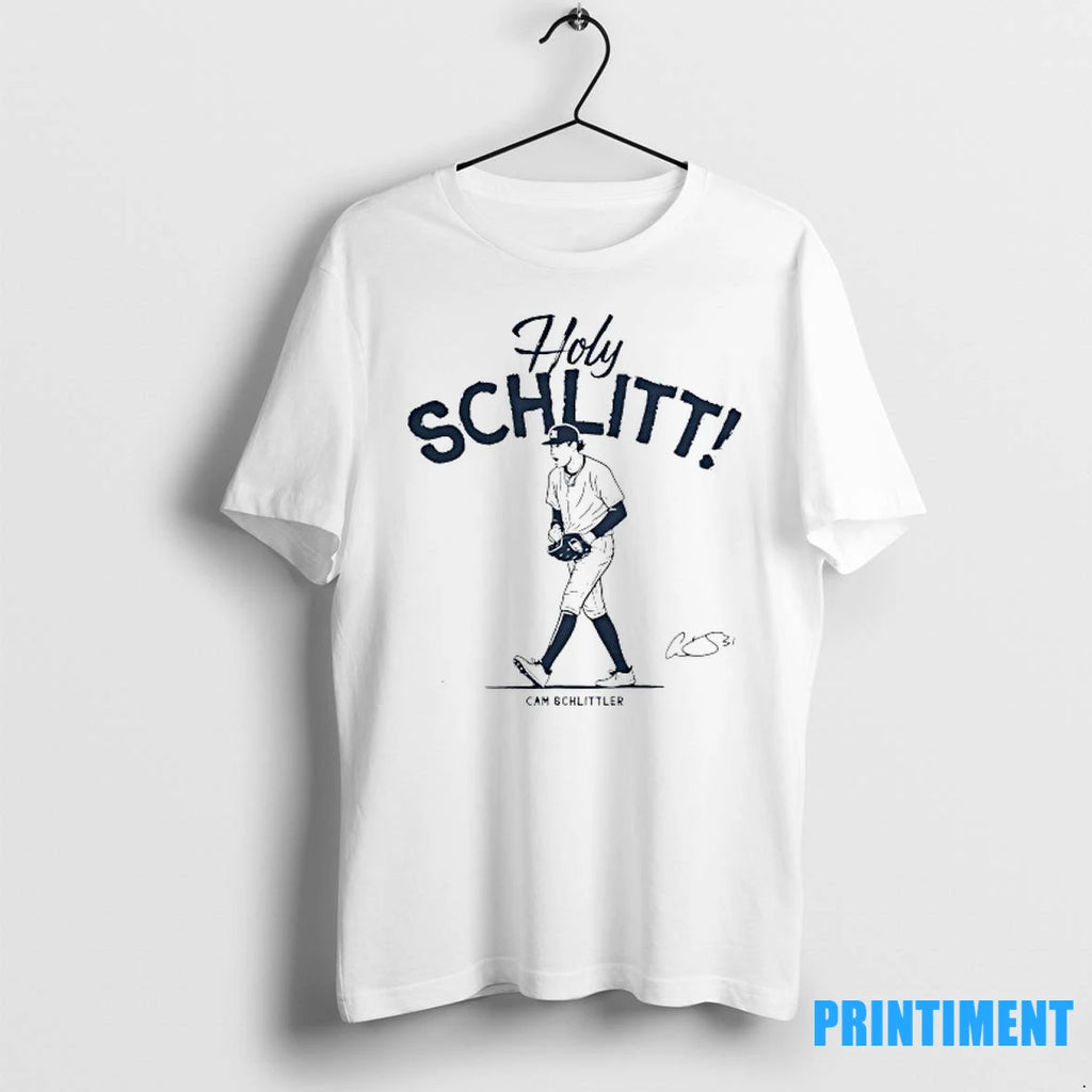 Cam Schlittler Holy Schlitt New York Yankees Baseball Signature Tshirts Sweater