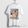 Camel Racing Driver Cartoon Retro T Shirts