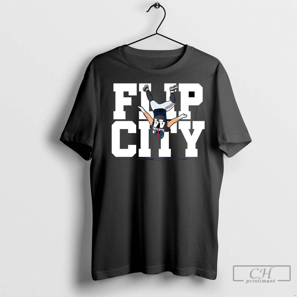 Cameron Skattebo Flip City New York Giants T Shirts