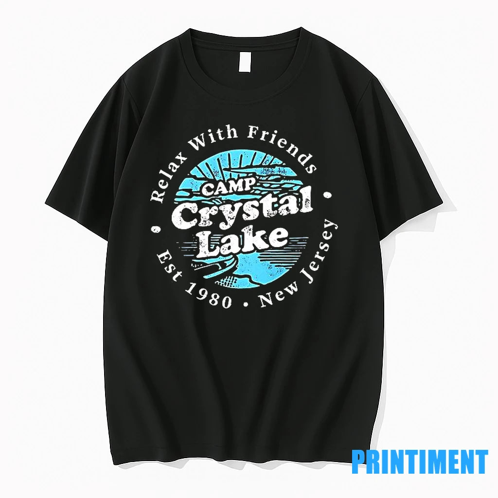 Camp Crystal Lake Relax With Friends New Jersey 1980 Tshirts Sweater