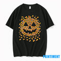 Candy Corn Face Pumpkin Halloween Tshirts Sweater