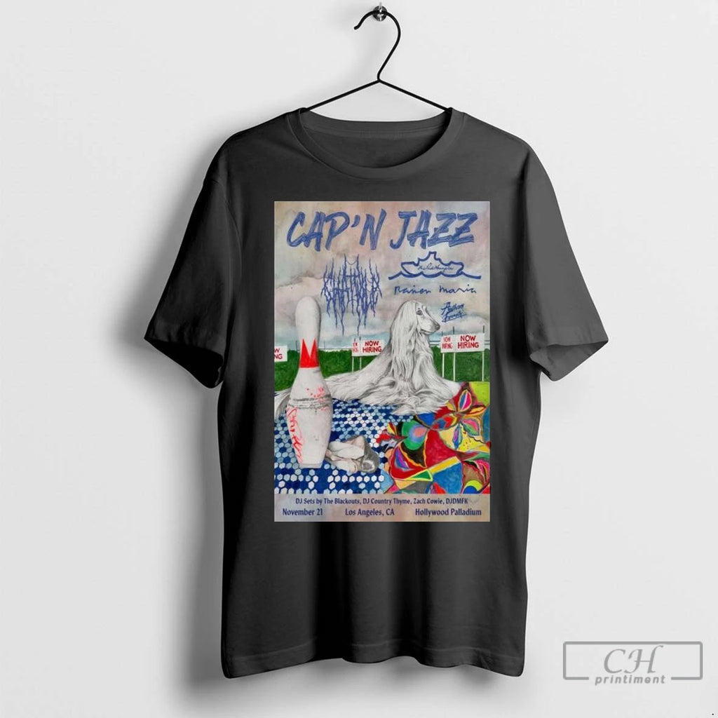 Capn Jazz Hollywood Palladium Shows Nov 11 2025 Long Sleve T Shirts