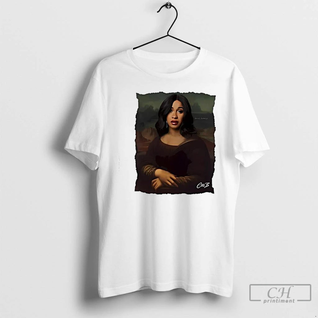 Cardi B Style Mona Lisa T Shirts