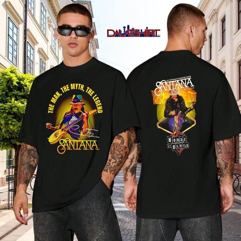Carlos Santana 2026 Tour shirt